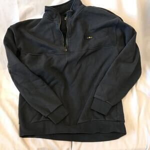 Tri-Mountain 1/4 Zip Up Sweatshirt, XL